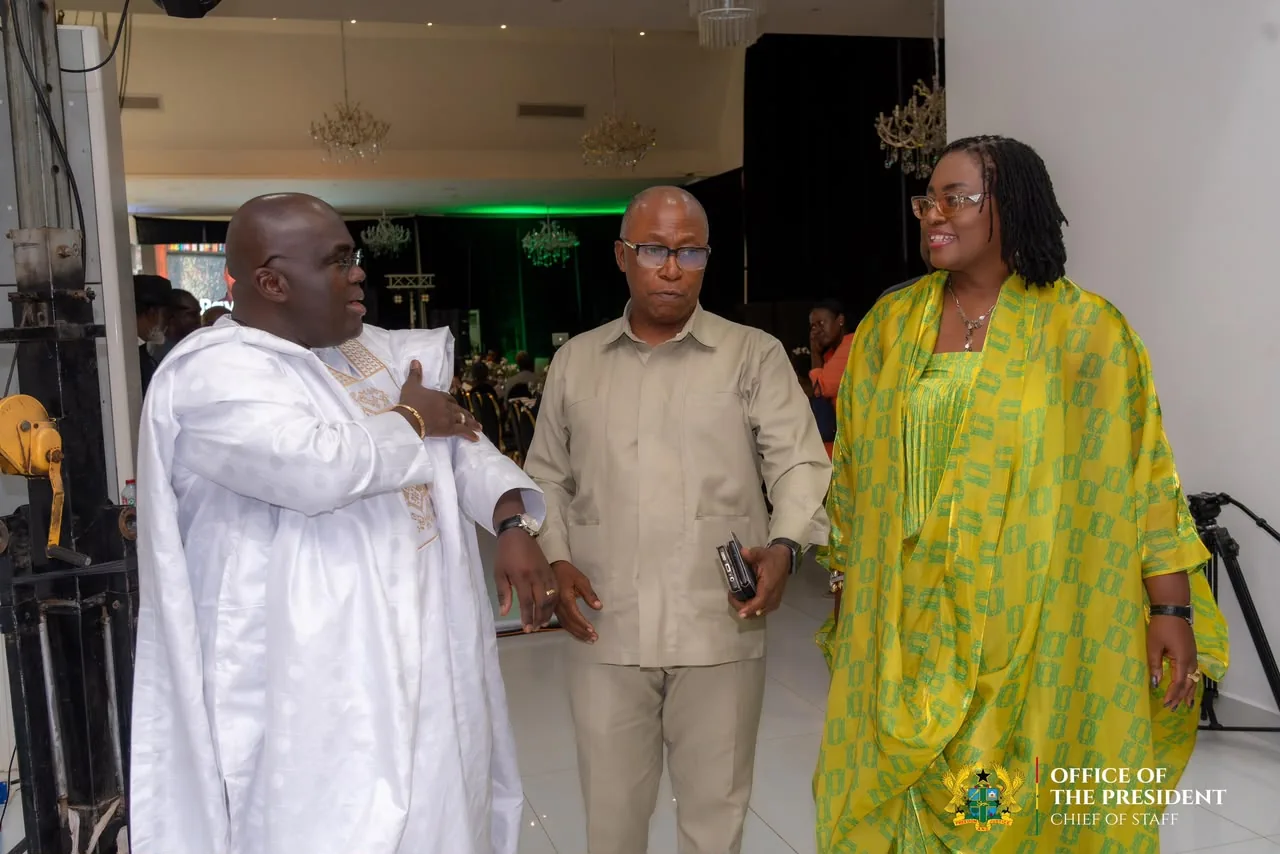 With guests at the gala