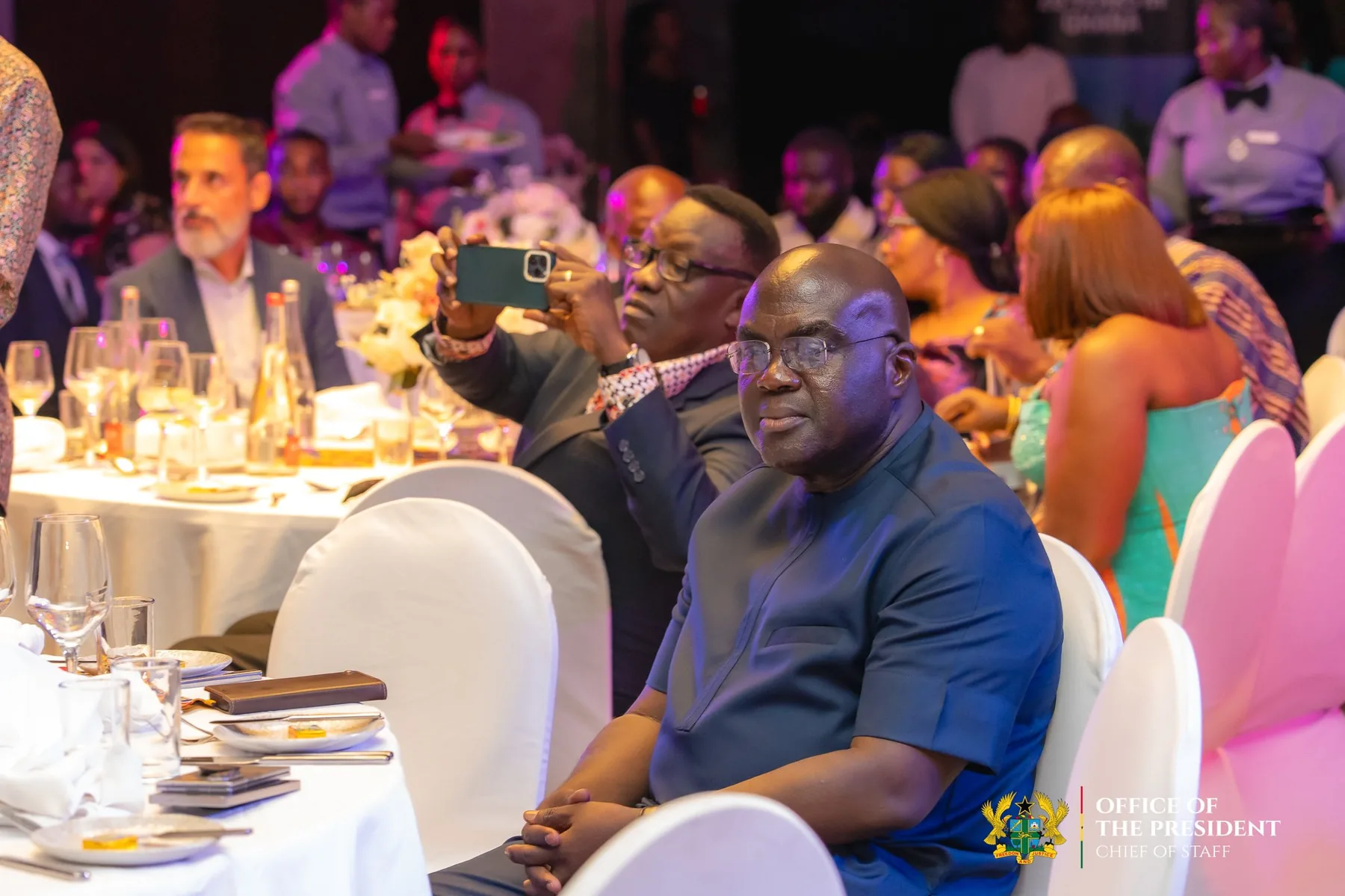 At the anniversary dinner